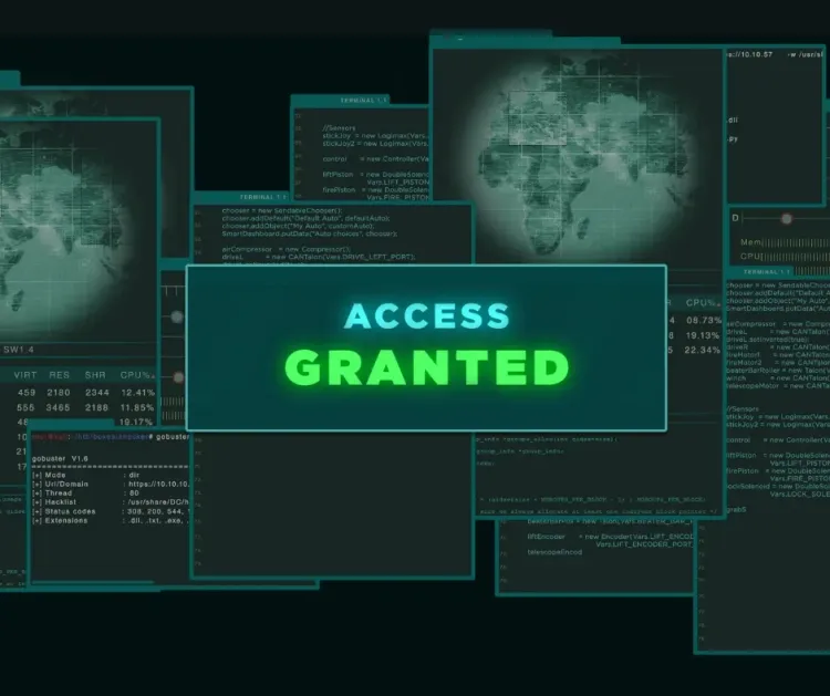 KMU müssen sich auch in den kommenden Jahren gegen Cyberangriffe absichern Desktop mit der Schrift "Access granted"