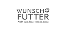 Logo Wunschfutter Logo der Wunschfutter GmbH für Premium-Tiernahrung.