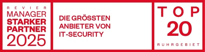 Starker Partner im Ruhrgebiet Auszeichnung Top 20 IT-Security